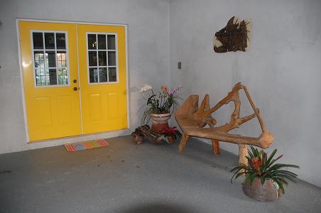 Entry to downstairs apartment